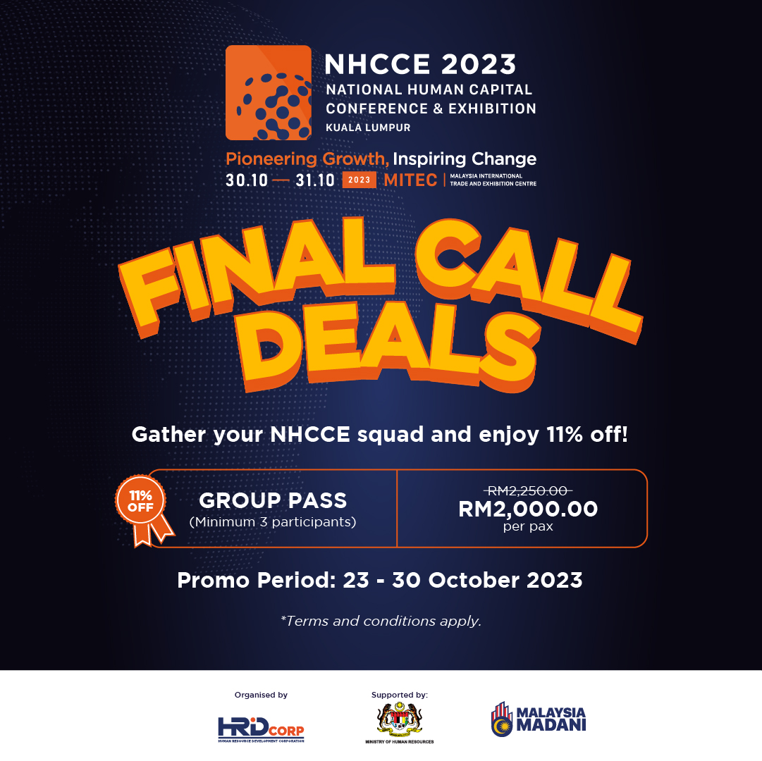 The NHCEE 2033 will be held from 30 - 31 October at MITEC