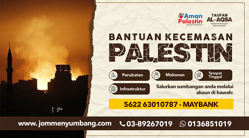 Bantuan Kecemasan Palestin dilancarkan selepas Gaza terus dibedil rejim zionis. Gambar: Astro AWANI
