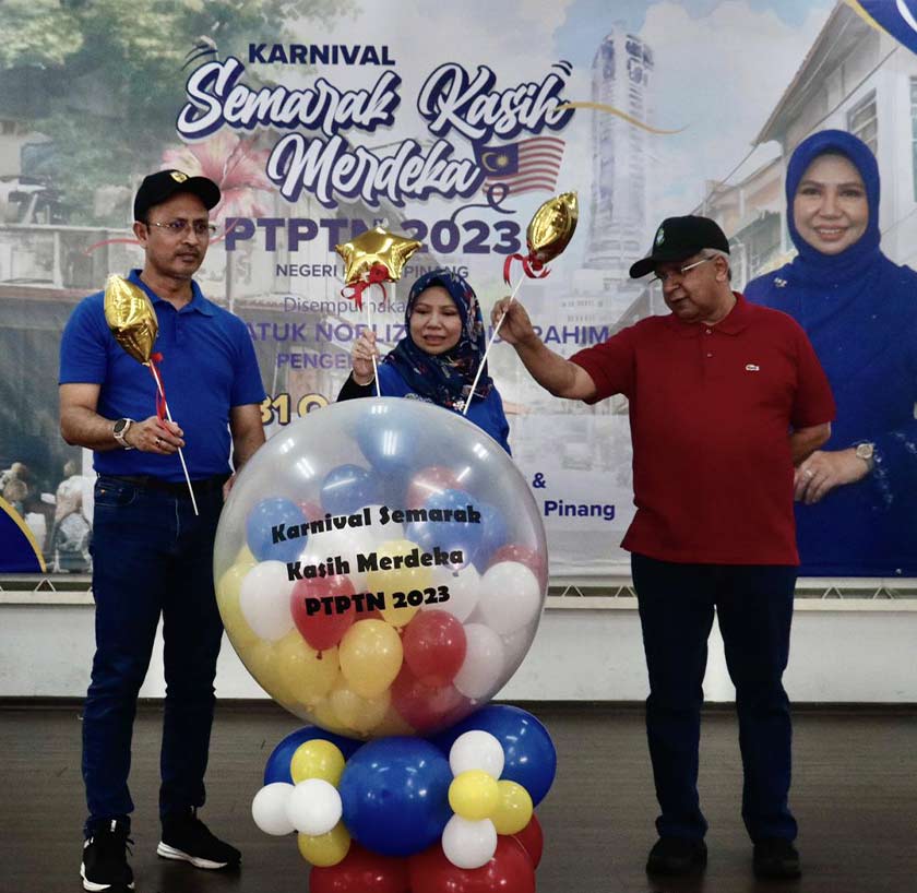 Pelancaran Karnival Semarak Kasih Merdeka PTPTN di Dewan Koperasi Sungai Gelugor, di Pulau Pinang pada Khamis. - Foto astro AWANI