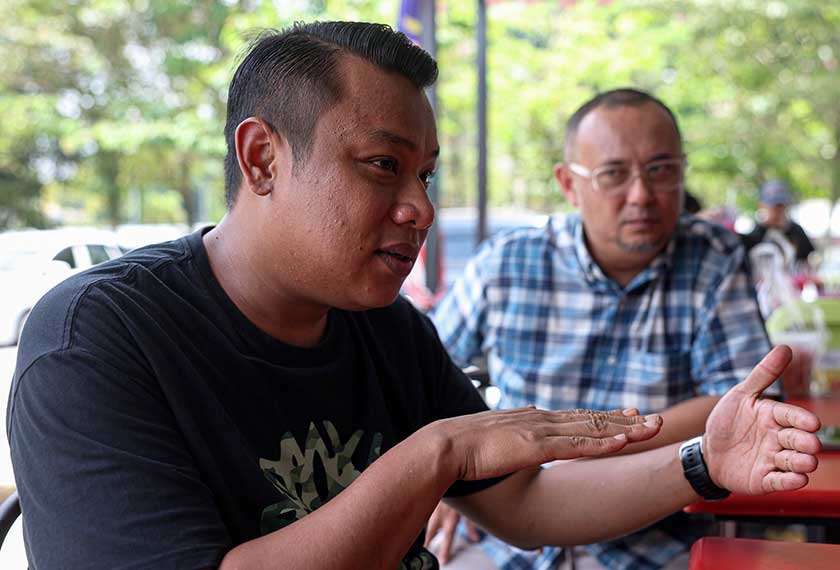  Peniaga tomyam, Mohd Saddam Ali ketika ditemu bual mengenai inisiatif kerajaan menaik taraf pusat penjaja di Bandar Sri Permaisuri baru-baru ini. - Foto Bernama