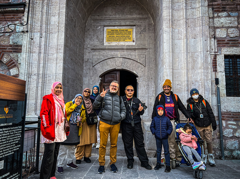Inilah bahagian hadapan Yakup Pasa Cami yang menjadi pusat kepintaran putera Uthmaniah pada zaman kegemilangan Empayar Uthmaniah.