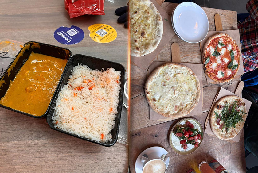 Apa sahaja makanan halal sudah memadai menjadi juadah berbuka puasa semasa di luar negara.