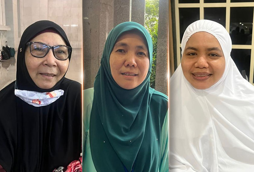 Dari kiri, Salwah Sa'dom, Datin Rosyidah Muhalim, Noraisyah Ahmad Tajuddin. - Foto Astro AWANI