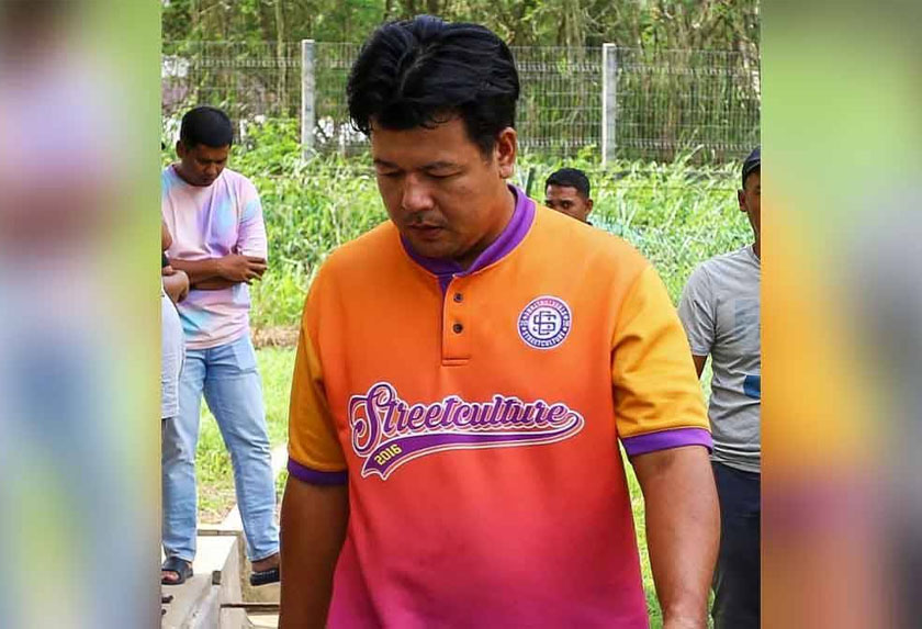 Khairul Rahmat kelihatan sugul ketika ditemui di Unit Forensik Hospital Kuala Kangsar pada Khamis. - Foto Sinar Harian