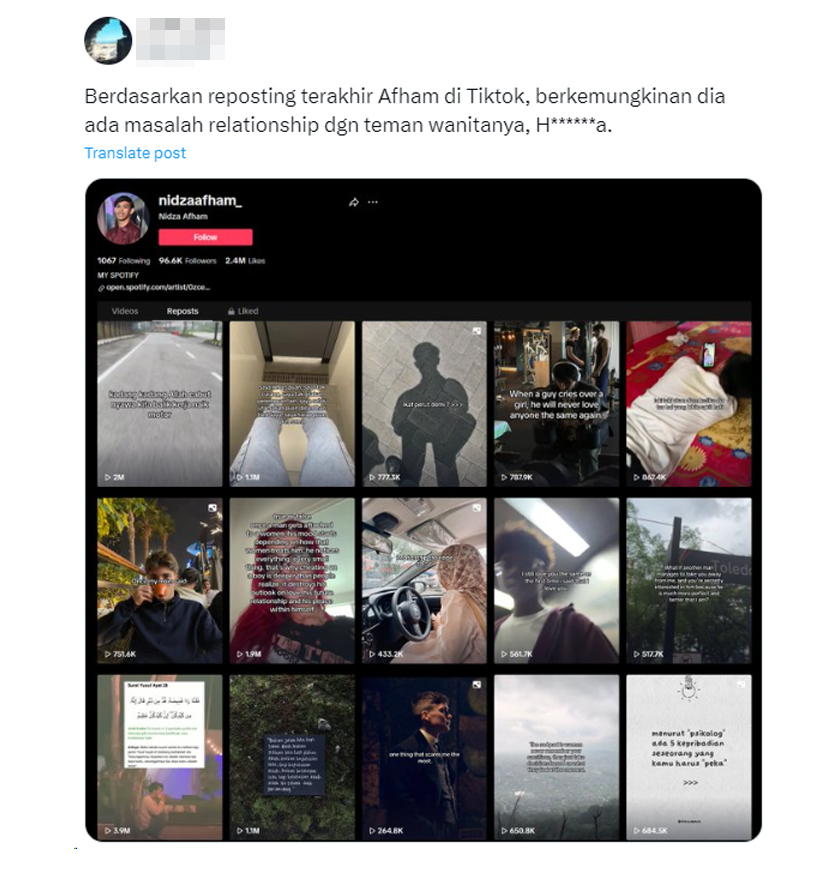 Aufahanie cabar penulis ciapan ini untuk memberi keterangan kepada pihak berkuasa sekiranya dia mempunyai bukti yang kukuh.