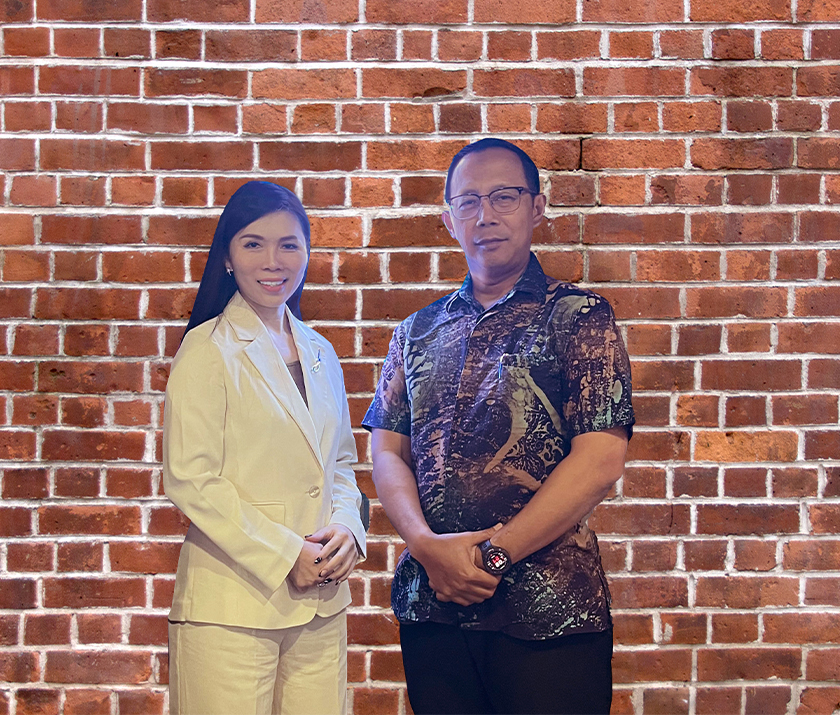 Pengarah Eksekutif Planworth, Elaine Lim (kiri) dan Pengerusi Persatuan Industri Keselamatan Malaysia (PIKM), Muhammad Ubaidillah.