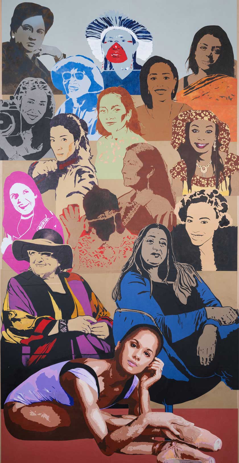 Work in Progress was commissioned by the World Economic Forum.  - Jann Haworth & Liberty Bake/ via WEF