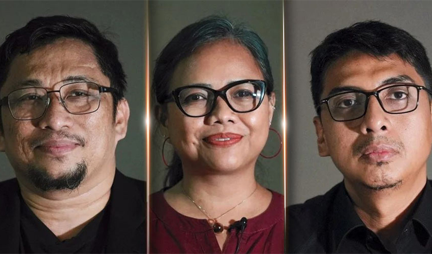 Dokumentari itu melibatkan tiga ahli hukum tata negara dan pakar perlembagaan negara (Pakar undang-undang) antaranya adalah Zainal Arifin Mochtar, Bivitri Susanti, dan Feri Amsari. - Foto Astro AWANI