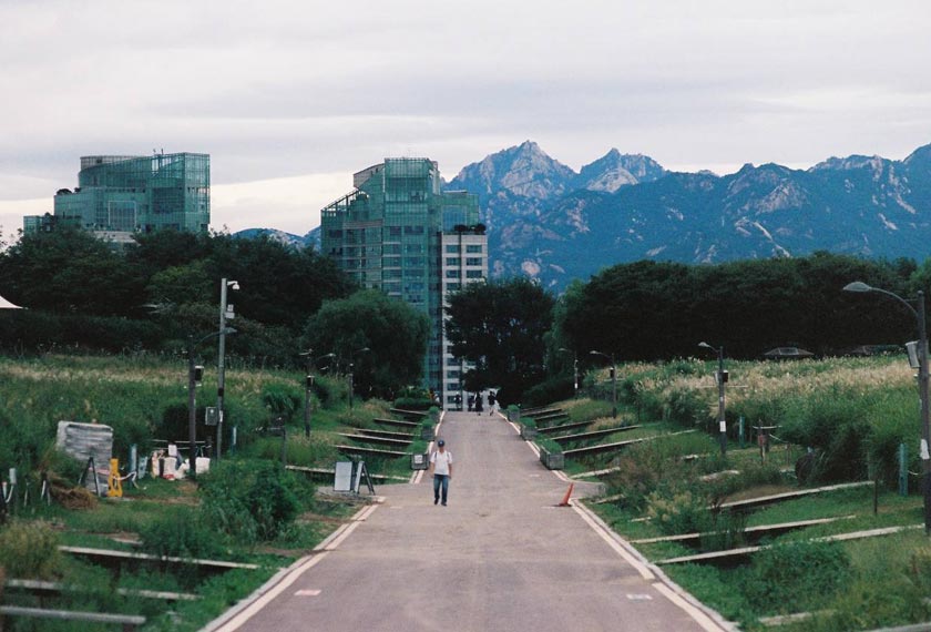 Pemandangan yang anda boleh nikmati ketika mengunjungi Haneol Park. Foto: Amiruddin Hardy