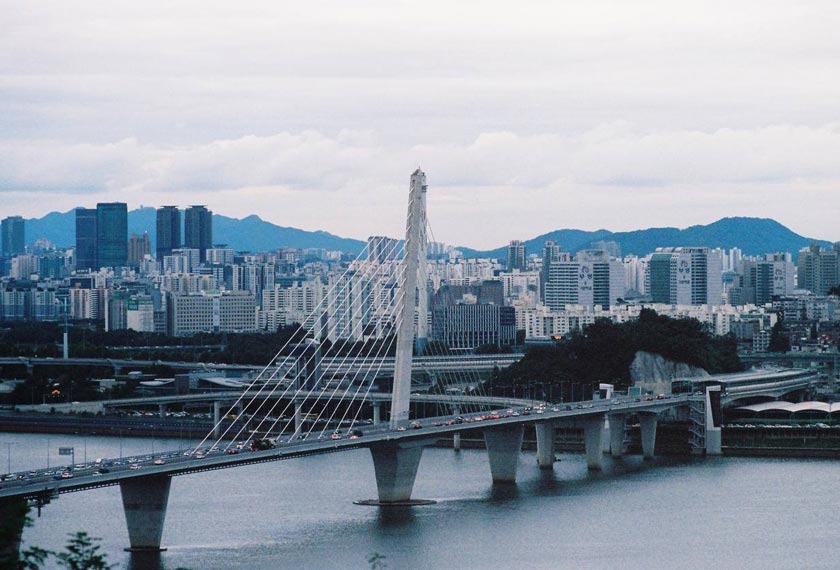 Pemandangan yang anda boleh nikmati ketika mengunjungi Haneol Park. Foto: Amiruddin Hardy