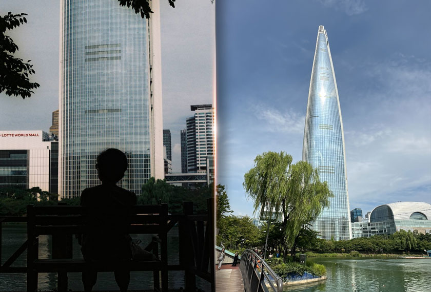 Seokchon Lake menjadi pilihan masyrakat untuk beriadah dan ada juga antara mereka yang datang ke lokasi ini untuk healing