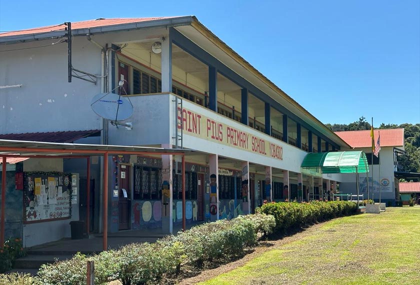 SK St Pius antara yang mendapat manfaat bersama CONNECTme NOW