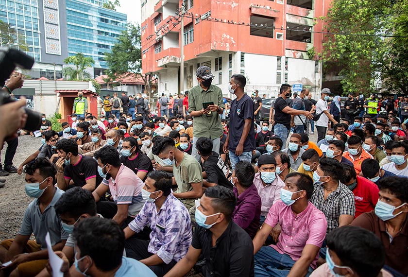 Brickfield dipilih sebagai lokasi serbuan selepas pihaknya menerima banyak aduan daripada orang awam berkaitan isu warga asing di kawasan tersebut.