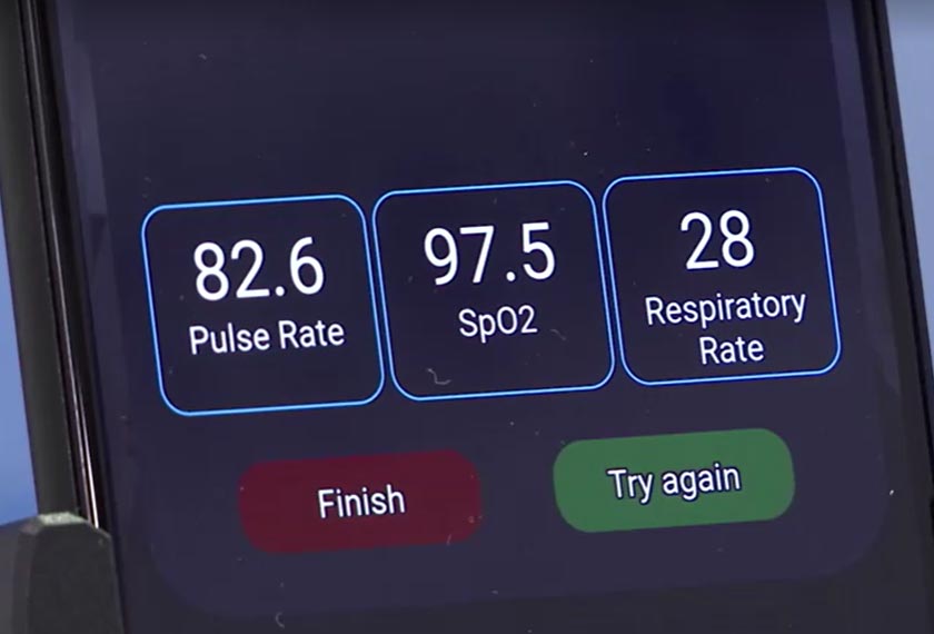 The innovation can measure three things - pulse rate, oxygen level and respiratory rate from the face.  - Screengrab/REUTERS