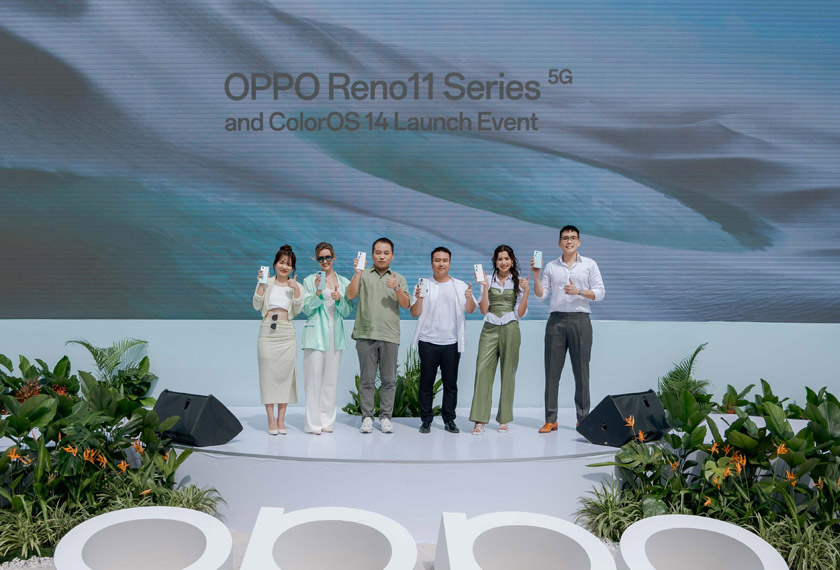 Pada majlis pelancaran Siri OPPO Reno11 5G di One&Only Desaru Coast Malaysia, Johor.