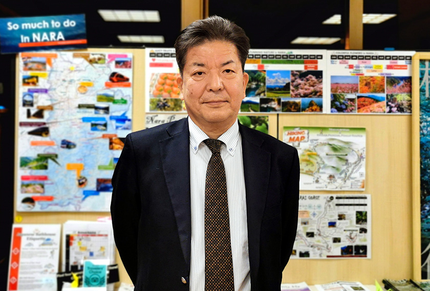 Yasuhiro ketika ditemui sempena program yang diatur JETRO untuk memperkenalkan kebudayaan serta keunikan makanan Nara. --fotoBERNAMA