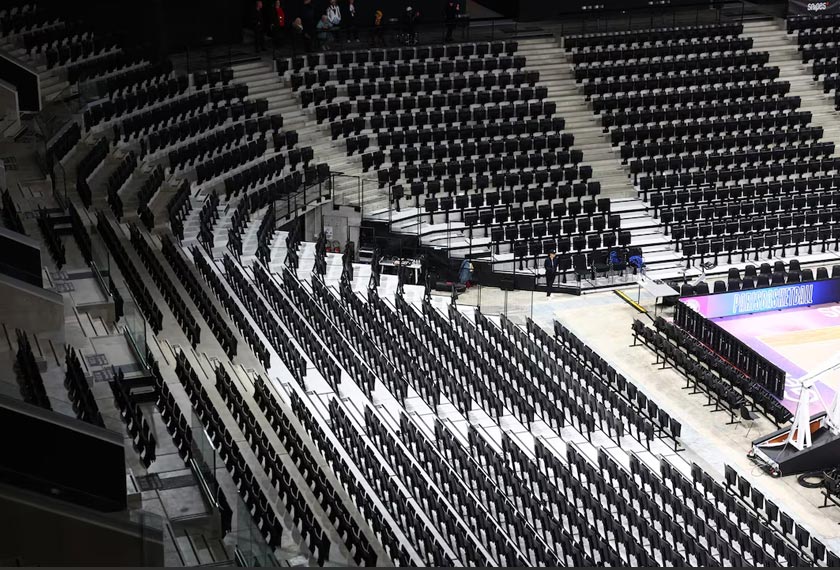 11,000 seats at the only two purpose-built arenas for Paris 2024 are made out of recycled plastic.