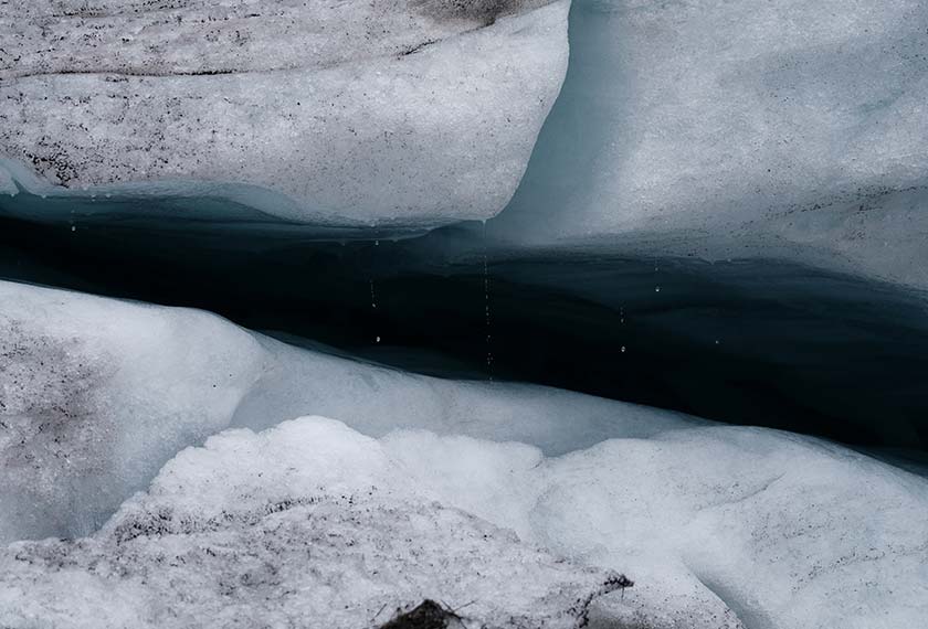 Ice caps melt on the Nevado Pastoruri mountain in the Peruvian Andes, Peru. - REUTERS/Angela Ponce 