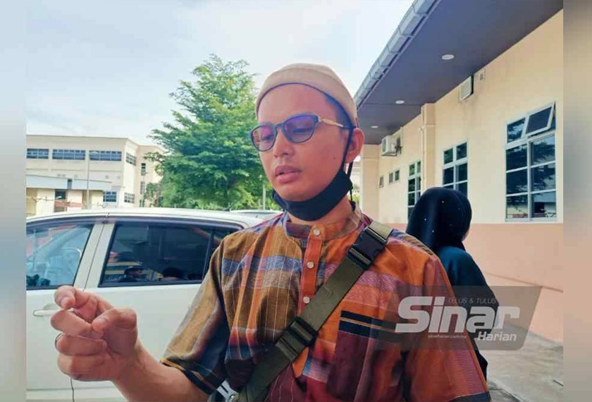 Syahiran ketika ditemui di Jabatan Forensik HRPB Ipoh pada Jumaat. - Foto Sinar Harian