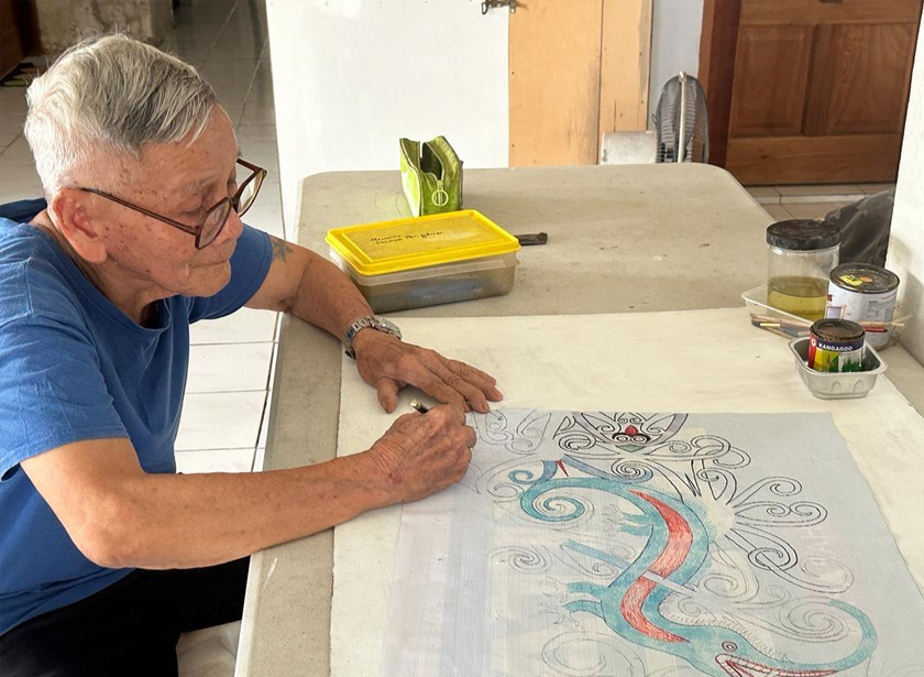 Lukisan yang dihasilkan sama ada akan dibingkaikan atau dijadikan ukiran