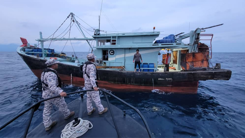 Operasi carilamat telah diaktifkan pada 8 Mac pada pukul 5.00 petang semalam. - Foto Maritim Malaysia