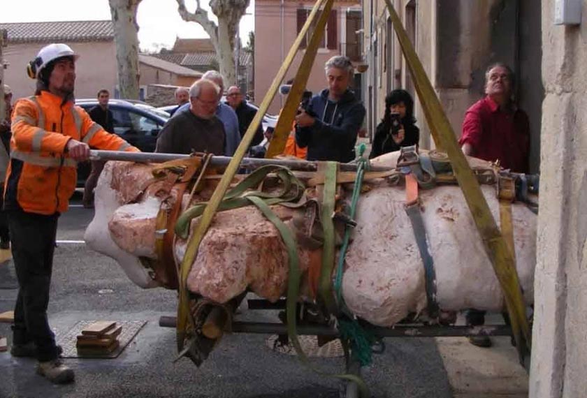 Rangka dinosaur hampir lengkap ditemui di hutan Montouliers, Selatan Perancis. - Foto agensi