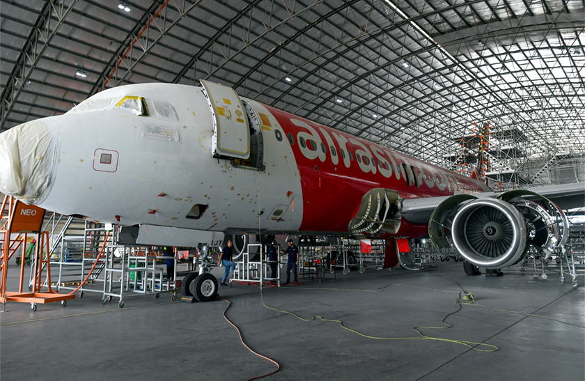 Kemudahan hangar baharu itu, seluas 8.19 hektar, sedang dibina dalam dua fasa, dengan Fasa 1 dijadualkan siap pada Mei 2024. - Foto Bernama