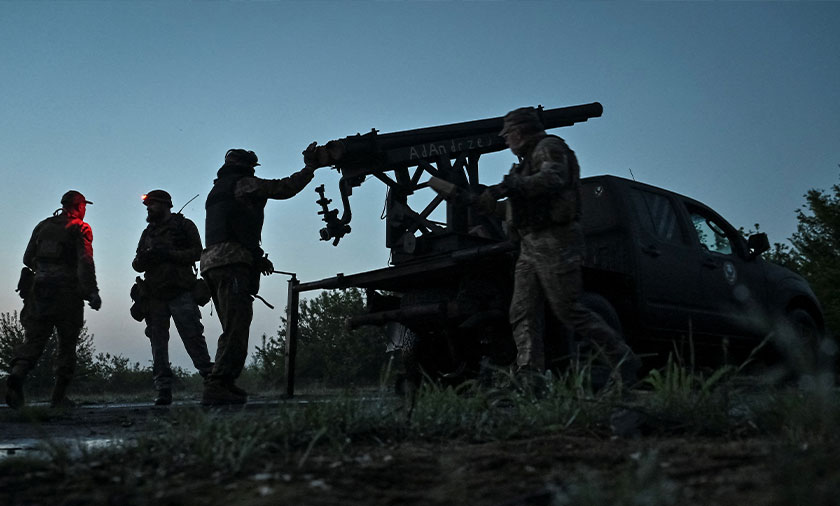 Members of the company tactical group