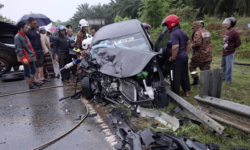 Mangsa Azman Hamzah, 47, maut di tempat kejadian selepas mengalami kecederaan parah di kepala. - Foto PDRM
