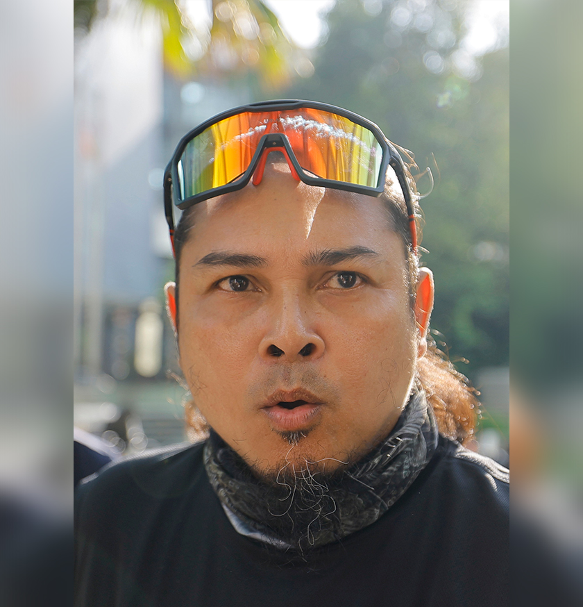 Khairil Aslan berkata, kayuhan mengelilingi jalur penuh Semenanjung Malaysia sepanjang 2,250 kilometer dijangka mengambil masa antara 35 hingga 40 hari. - Foto Bernama