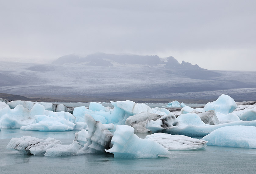 A general view shows Jokulsarlon, a glacier lagoon in southern Iceland. - REUTERS/Stoyan Nenov 