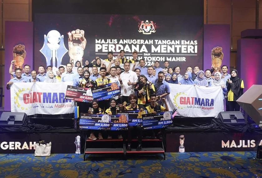 Majlis ini turut berperanan dalam memberi inspirasi kepada lebih ramai bakat muda untuk menceburi bidang TVET dan mempromosikan kerjaya berkemahiran tinggi sebagai pilihan utama dalam memajukan negara. - Gambar KSM