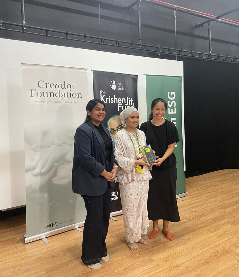 Syarifah Nadhirah Syed Abdul Rahman yang menerima dana RM12,000 memaklumkan bangga serta berbesar hati selepas tiga kali permohonan pernah dibuat sebelum ini ditolak.