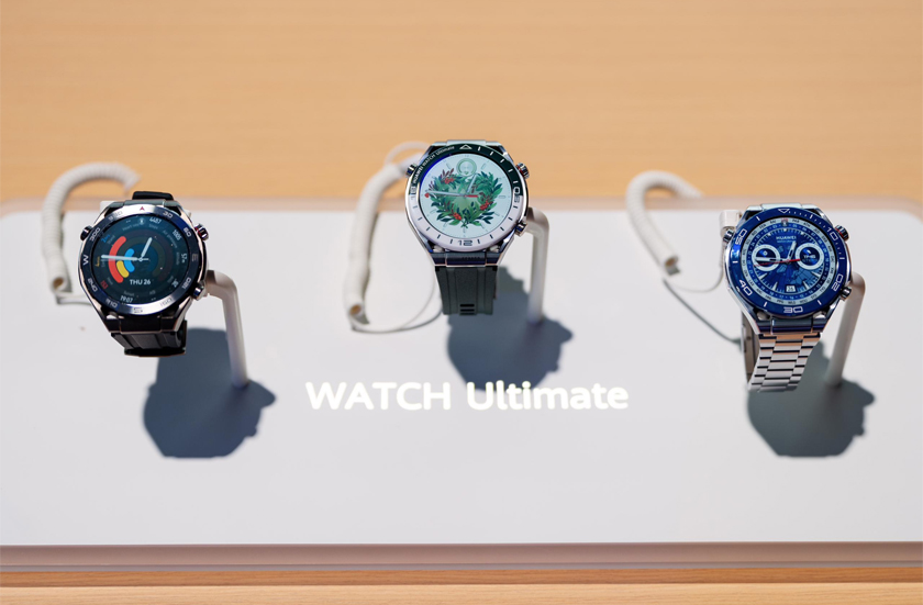Huawei Watch Ultimate (Edisi Hijau) menawarkan suite ciri-ciri golf yang menyeluruh, menyokong peta 180 padang golf utama seluruh Malaysia dan padang lain di serata dunia.   Ia juga menyediakan ukuran jarak yang tepat, kelajuan dan arah angin, juga pampasan cerun ”Green.”