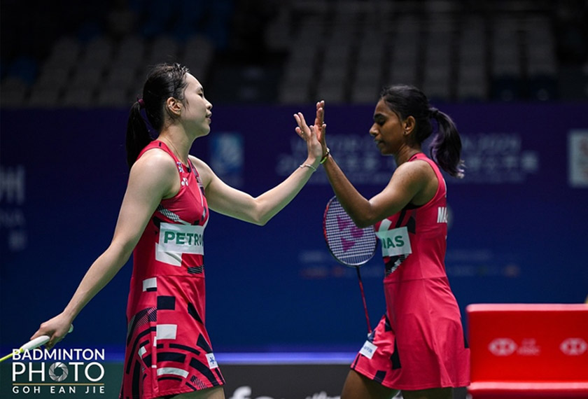 Pearly Tan-M Thinaah menewaskan Kirsten de Wit dari Belanda dan Mariia Stokiarenko dari Ukraine. - Facebook BAM