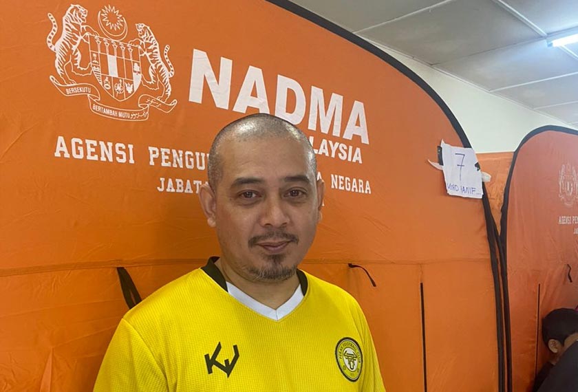 Mohd Hanif ketika ditemui di PPS hari ini. - Foto Astro AWANI