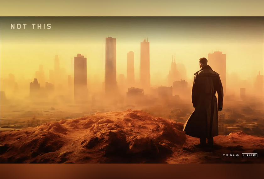  Imej janaan AI di acara We, Robot. - Foto Amanz