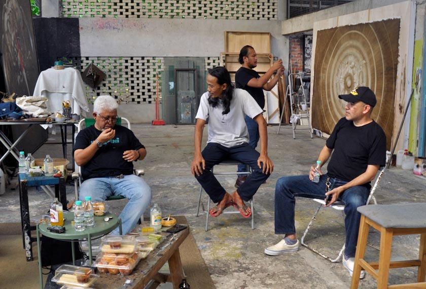 Gudang Studio, milik Hamir Soib. - Foto Tapa Otai