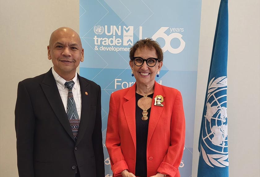 YB Datuk Armizan Mohd Ali, Minister of Domestic Trade and Cost of Living met with Rebeca Grynspan, Secretary General of UNCTAD, on 12 September 2024 in Geneva.