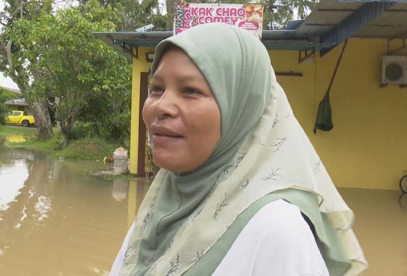 Nurida ketika ditemui di kediamannya di Kampung Simpang Chegar hari ini - Foto Astro AWANI