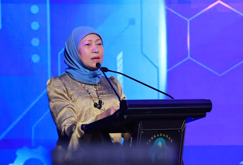 Nancy berkata, membangun masyarakat inklusif bukan tanggungjawab kerajaan semata-mata, tetapi harus digalas semua pihak bagi memastikan tiada golongan OKU ketinggalan. - Foto KPWKM