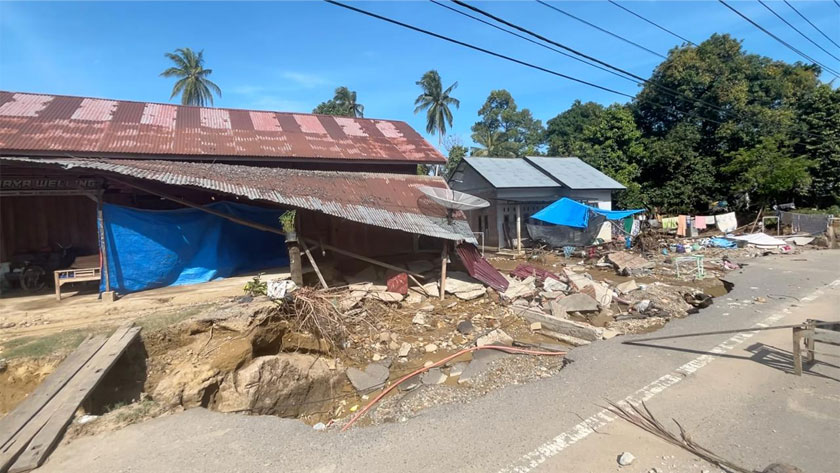Keadaan jalan utama yang menghubungkan antara Banda Aceh dan Medan. Gambar Seth Akmal/ Astro AWANI.