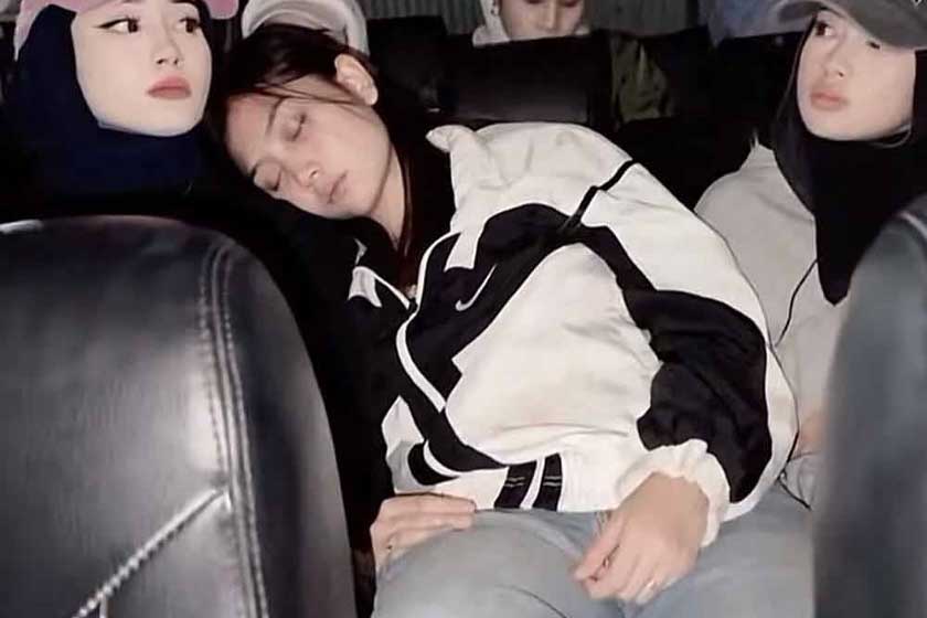 Tangkap layar perkongsian keadaan Eyka selepas ditemukan selamat. TikTok @elya217.