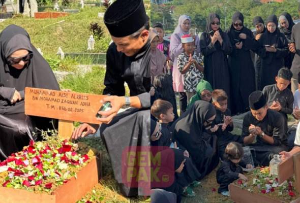 Zaquan Adha cuba tenangkan anak-anak, menangis tanya adik ke mana? | Awani