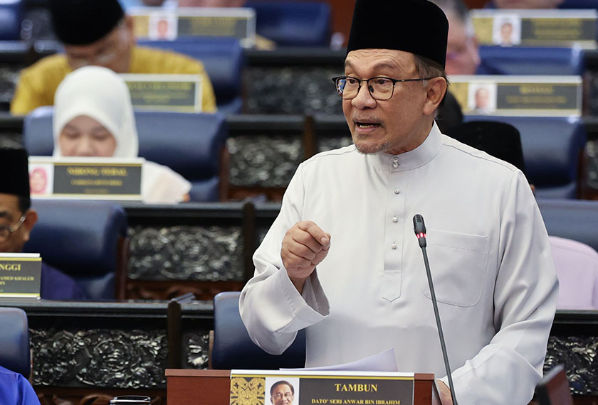 Perdana Menteri ketika membentangkan Belanjawan 2025, Oktober, tahun lalu.