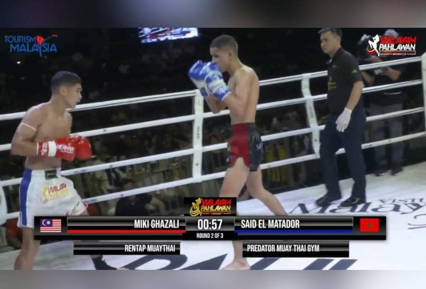 Miki (kiri) tidak menunjukkan rasa gentar berdepan Said yang berusia 25 tahun. - Foto Sinar Harian