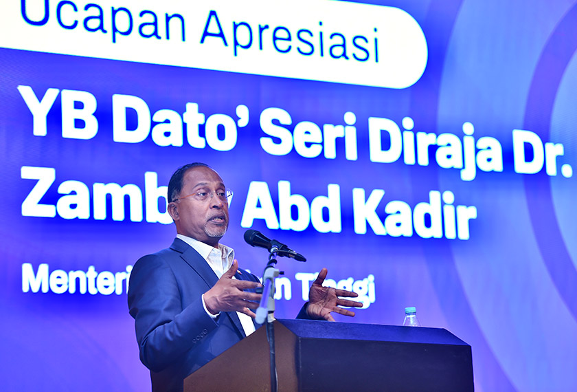 Zambry berkata, PPTM 2025-2035 adalah hasil usaha pakar tempatan tanpa penglibatan perunding asing, membuktikan keupayaan Malaysia dalam merangka hala tuju pendidikan tinggi negara. - Foto KPT