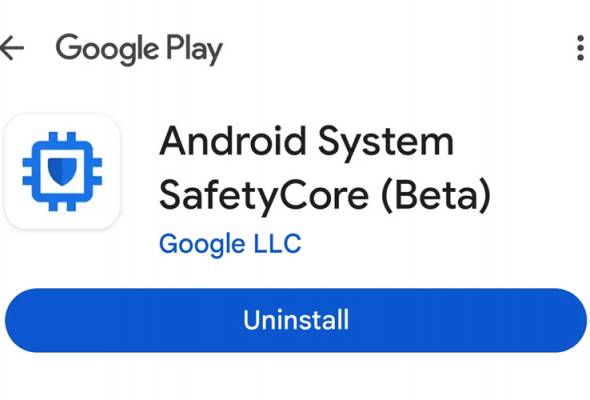 Android System SafetyCore - ciri amaran banteras kandungan tidak ...