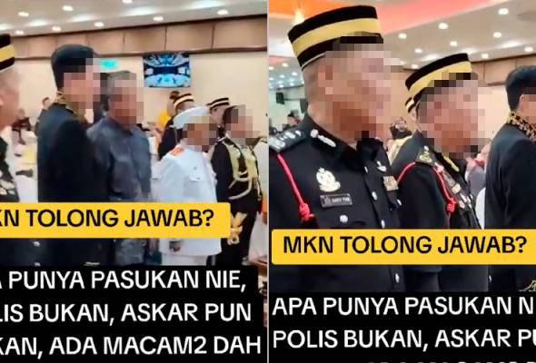 Polis siasat kumpulan berpakaian istiadat pasukan beruniform | Awani
