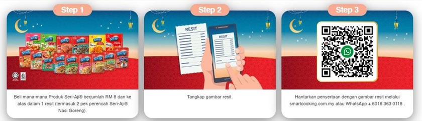 Langkah-langkah untuk menyertai kempen ini. – Gambar AMB